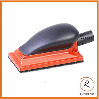 Ручной шлифовальный станок на липучке с пылеотводом RoxelPro 70 х 125мм